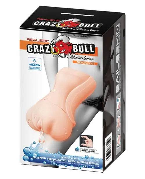 Crazy Bull No Lube Vagina Masturbator Sleeve - Ivory - SEX LOVE DOLLS