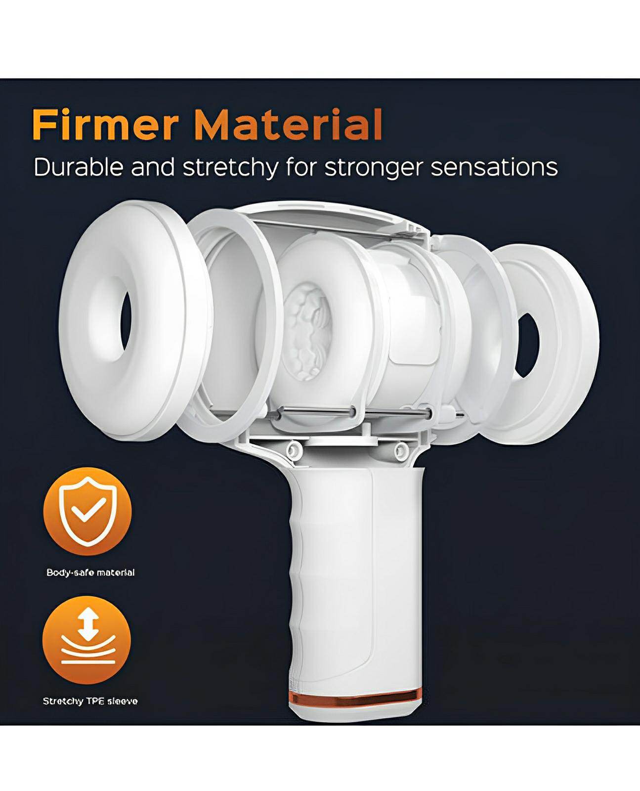 Faye Open-ended Thrusting Masturbator Penis Stimulator - SEX LOVE DOLLS