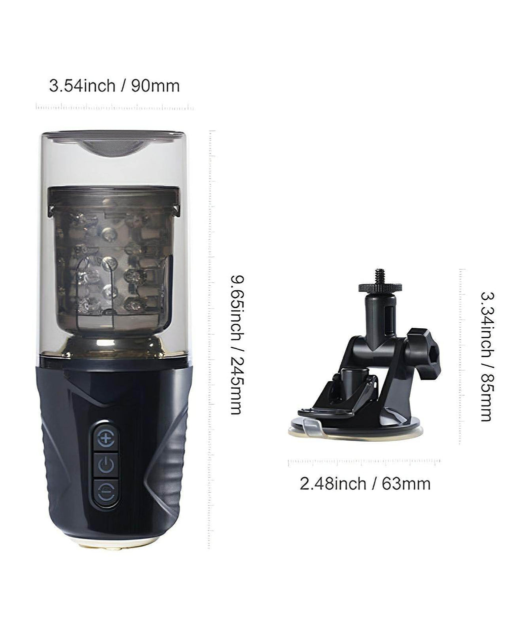 Gale Rotating Male Masturbator Hands-free Auto Blow Job - SEX LOVE DOLLS