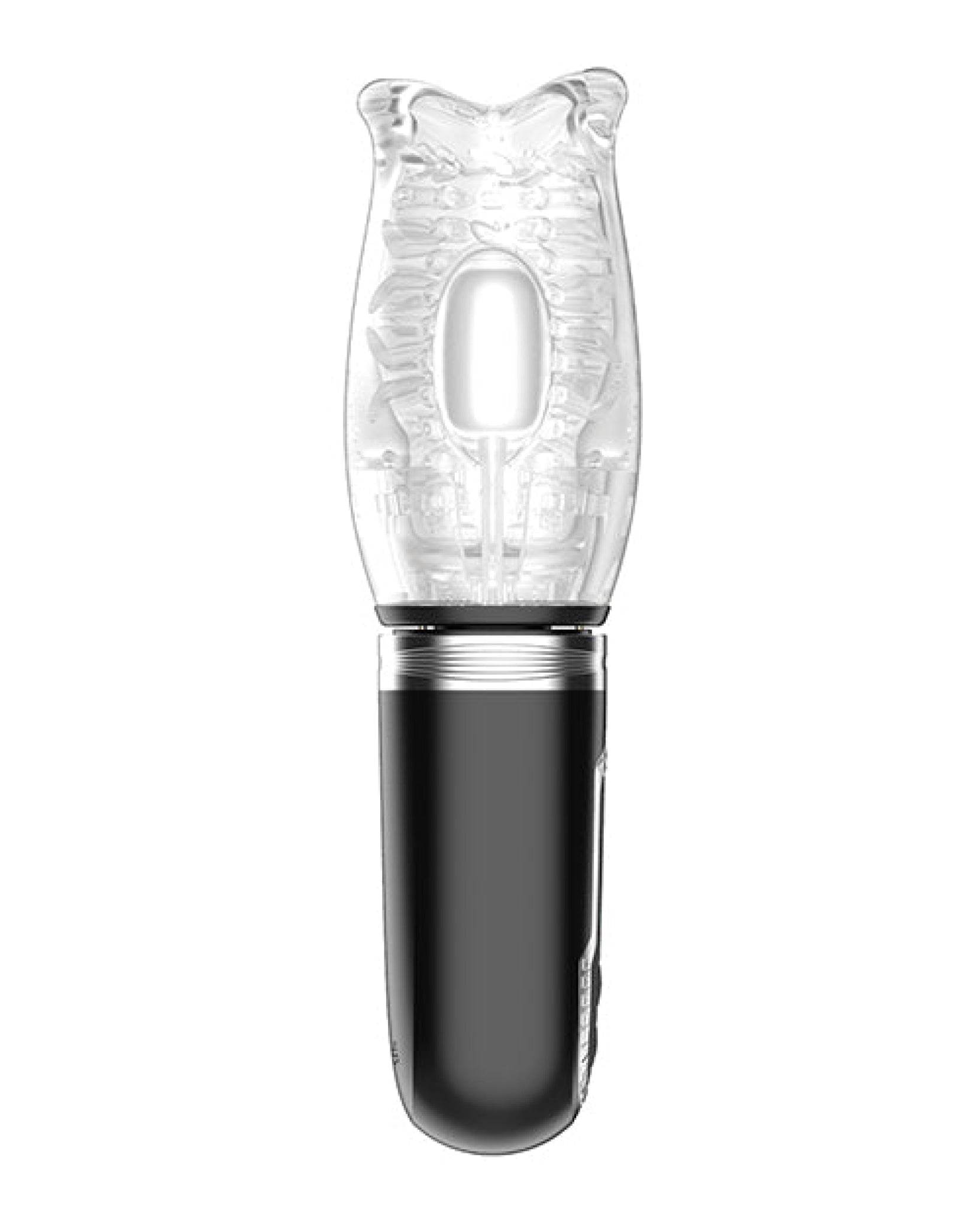 Male Rose 2 Thrusting Rotator - Black - SEX LOVE DOLLS