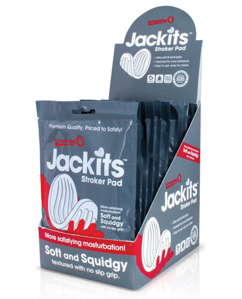 Screaming O Jackits Stroker Pad - Clear - SEX LOVE DOLLS