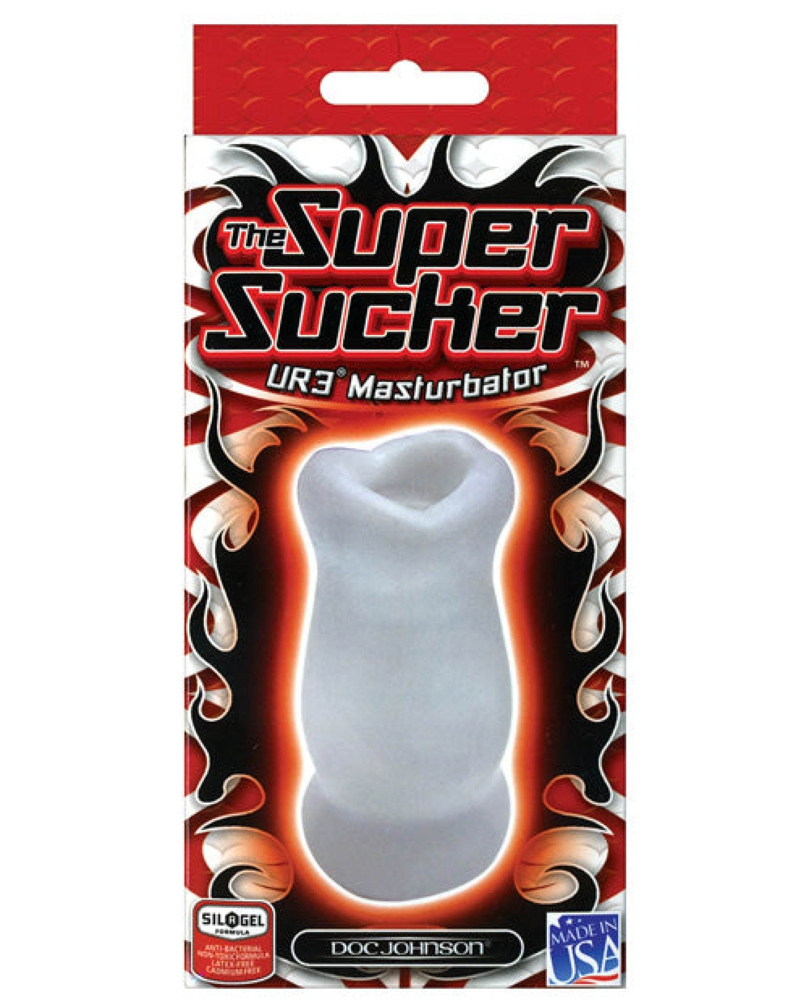 Ultraskyn Super Sucker Masturbator - Clear - SEX LOVE DOLLS