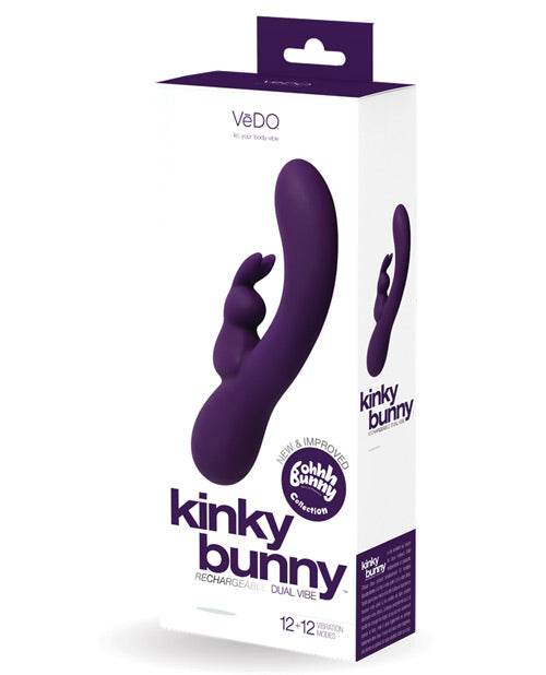 Vedo Kinky Bunny Plus Rechargeable Dual Vibe - SEX LOVE DOLLS