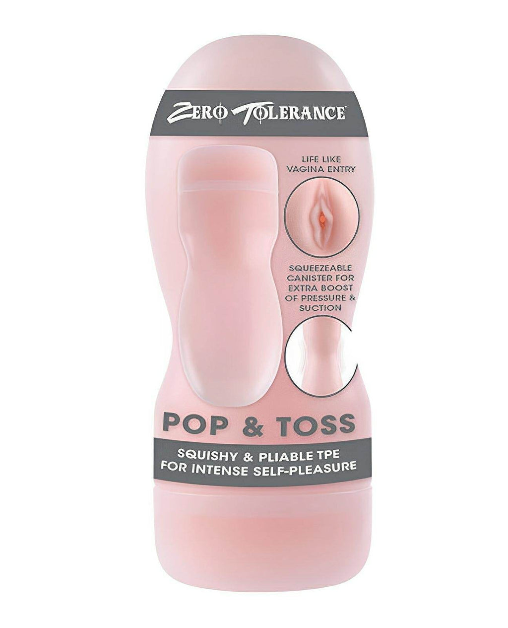 Zero Tolerance Pop & Toss Stroker - Light - SEX LOVE DOLLS