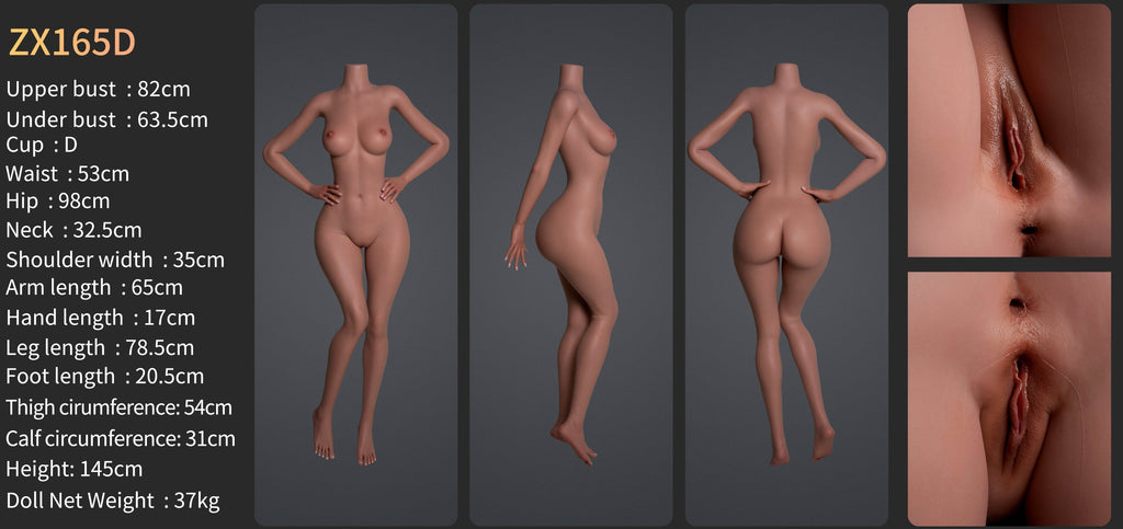 165cm/5ft4 D-cup Realistic Tan Skinny Milf Sex Doll SLE 1.0-ZXE209_2[EU STOCK] - SEX LOVE DOLLS